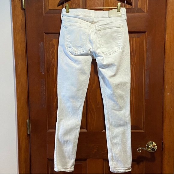 Citizens Of Humanity Distressed Racer White Jeans Size 25 - Picture 2 of 11